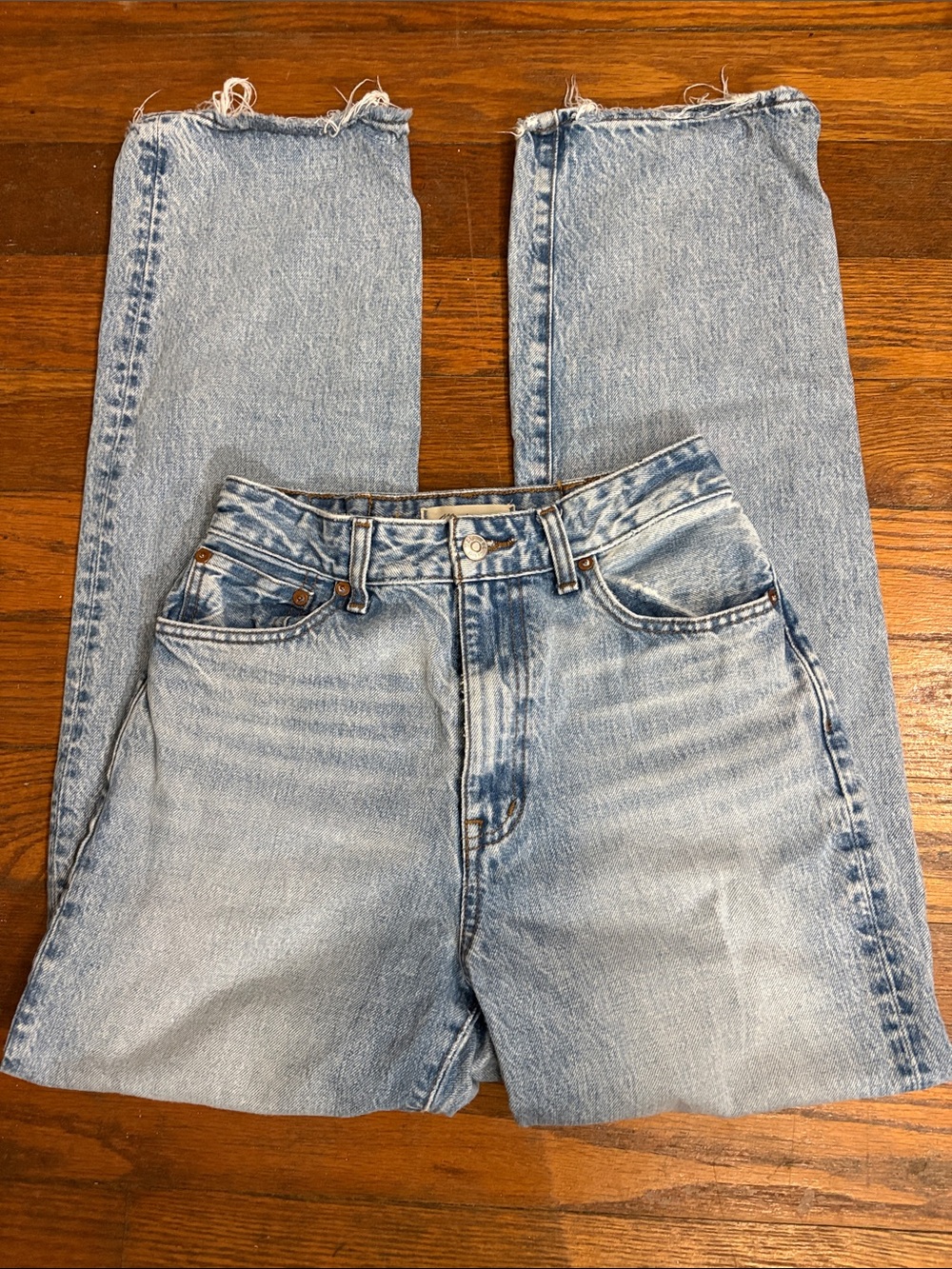Madewell Curvy ‘90s Straight Leg Jeans Light Wash Size 26